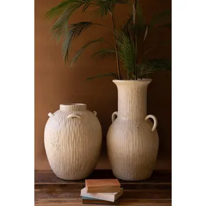 Stone Composite Urn with Two Handles 4