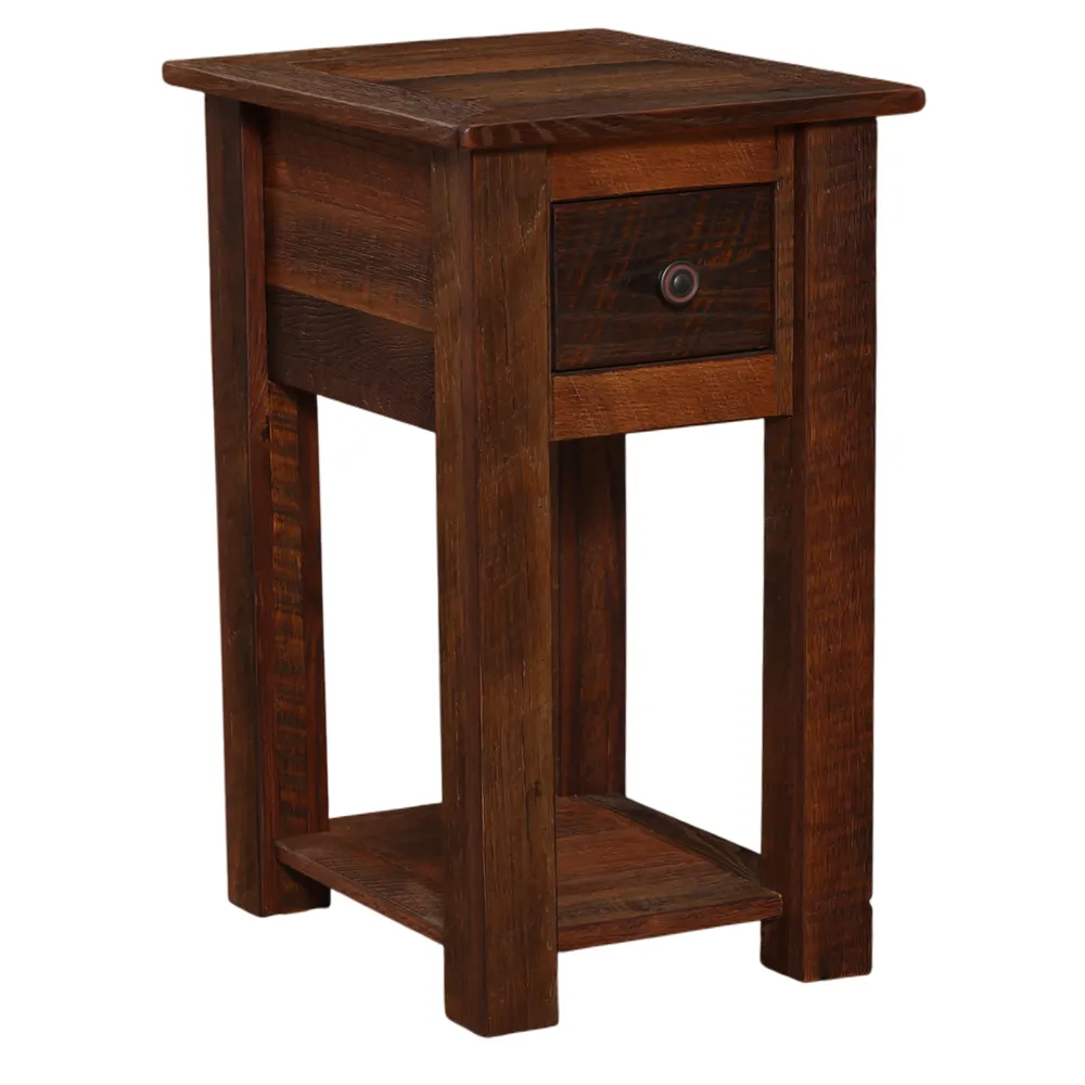 Barnwood Mini One Drawer Nightstand
