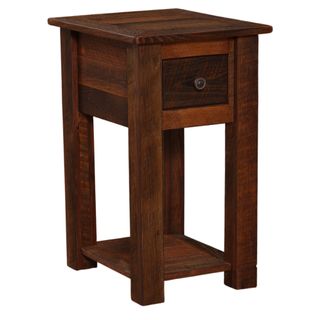 Barnwood Mini One Drawer Nightstand