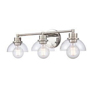 Julian 24'' Wide 3-Light Vanity Light - Polished Nickel 3