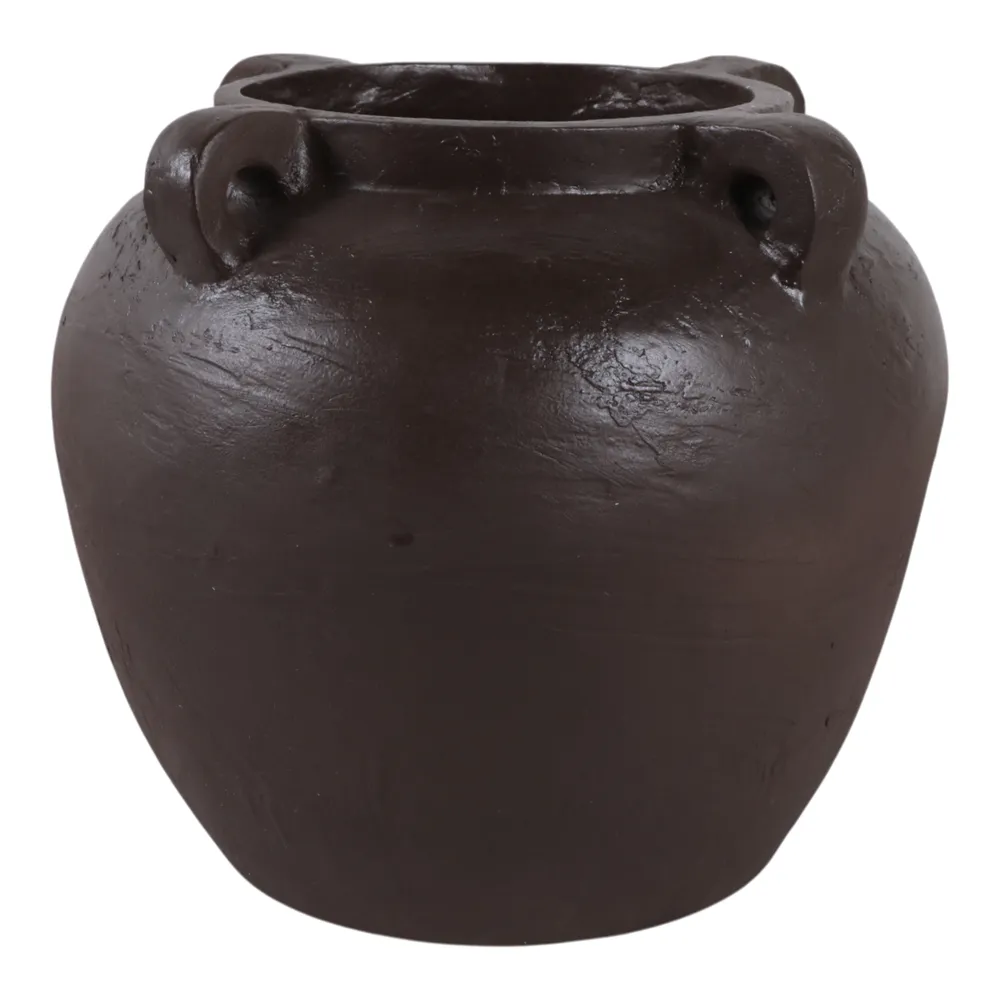 HARLEMRUN BROWN VASE 13 (IN)