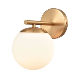 Hollywood Blvd 9'' High 1-Light Sconce - Satin Brass 1
