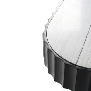 MILLERRUN BLACK COFFEE TABLE 16 (IN) 6