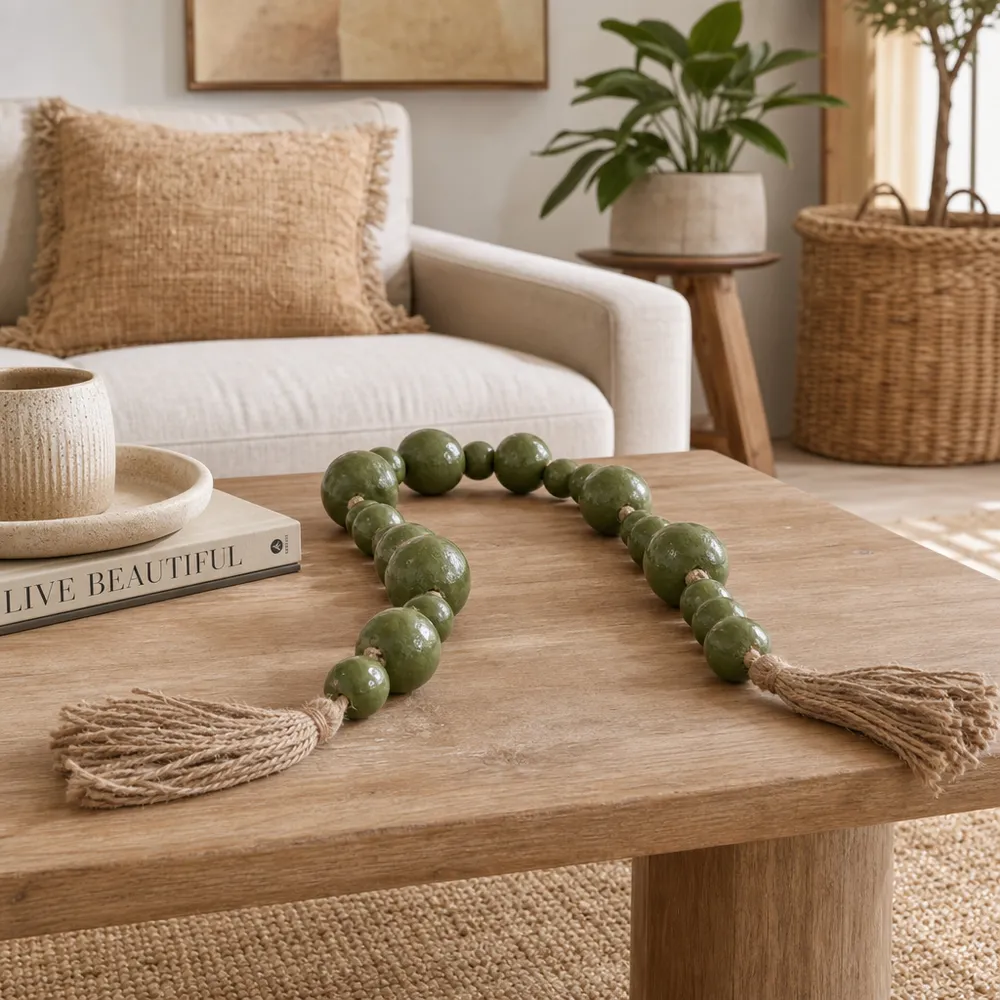 LAWSONCROSS GREEN BEAD 3 (IN)