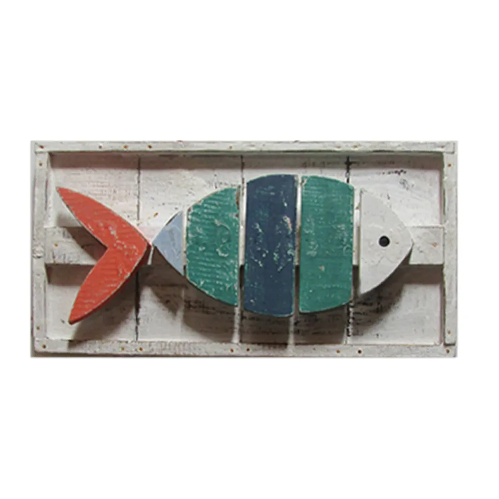 27" FRAMED FISH PLAQUE