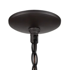 West End 15'' Wide 3-Light Chandelier - Oil Rubbed Bronze 3