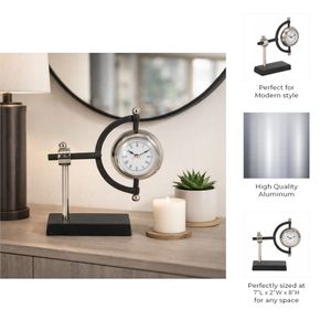 REXCROSS SILVER CLOCK 8 (IN) 11