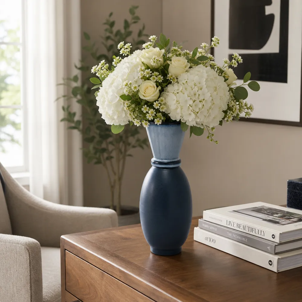 DURBANVIEW BLUE VASE 11 (IN)