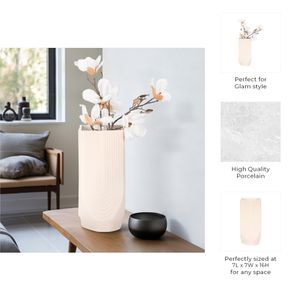 GARNETTMOOR PINK VASE 16 (IN) 9