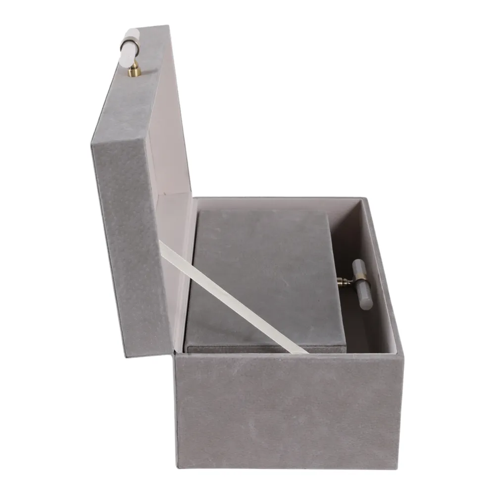 HARPERVIEW SET OF 2 GRAY BOXES 7 (IN)