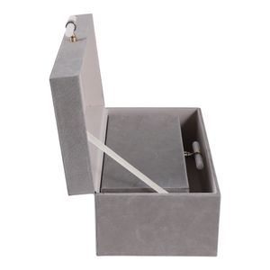HARPERVIEW SET OF 2 GRAY BOXES 7 (IN) 4