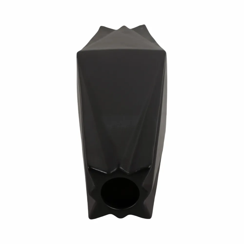 TARASIDE BLACK VASE 21 (IN)