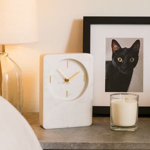 GLENNROSE WHITE CLOCK 9 (IN) 12