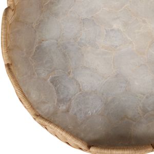ETHANHOLM SET OF 2 IVORY TRAY 5 (IN) 6