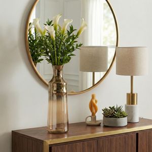 LONDONOAK BROWN GLASS VASE 20 (IN) 2