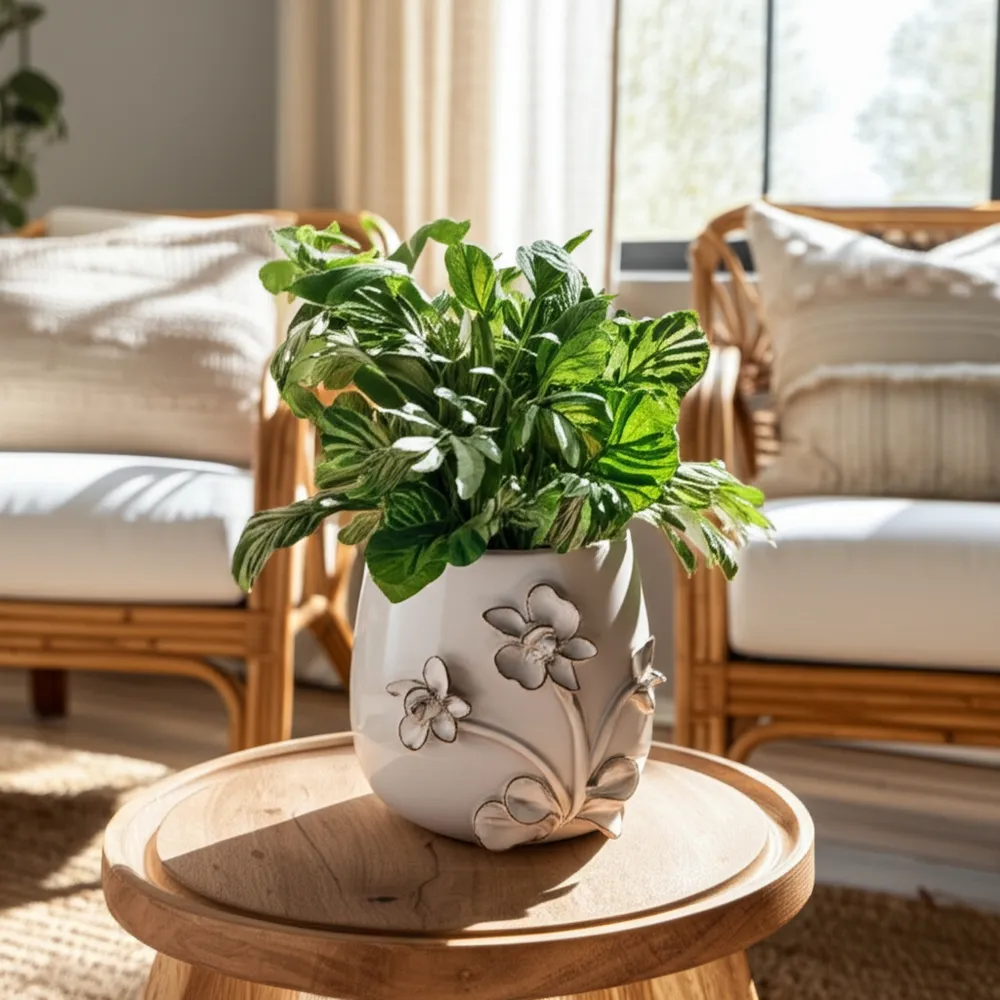 VINSONRUN IVORY PLANTER 6 (IN)