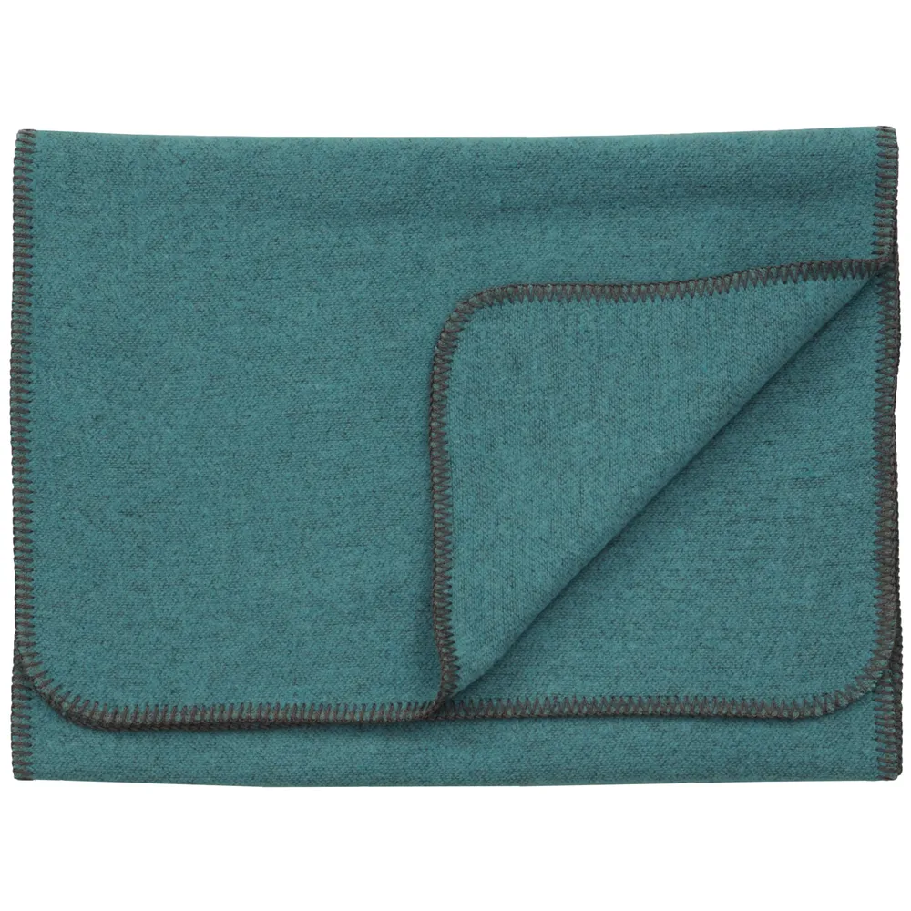 Solid Turquoise - Bed Scarf - King - 106x20