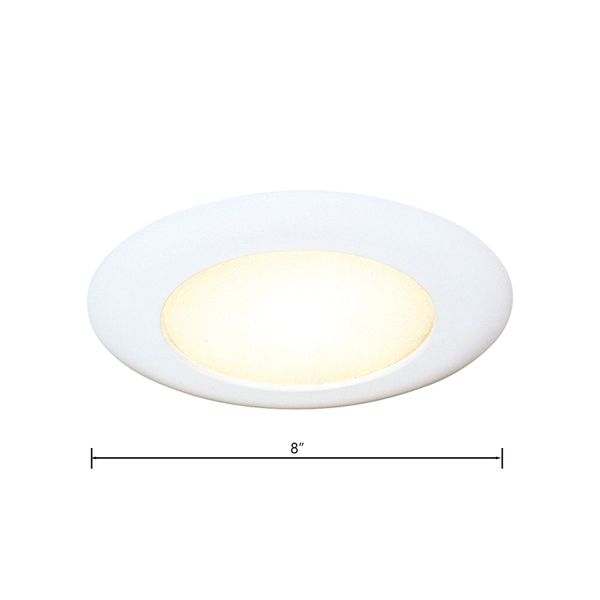Scope 6'' Wide 1-Light Recessed Light - White