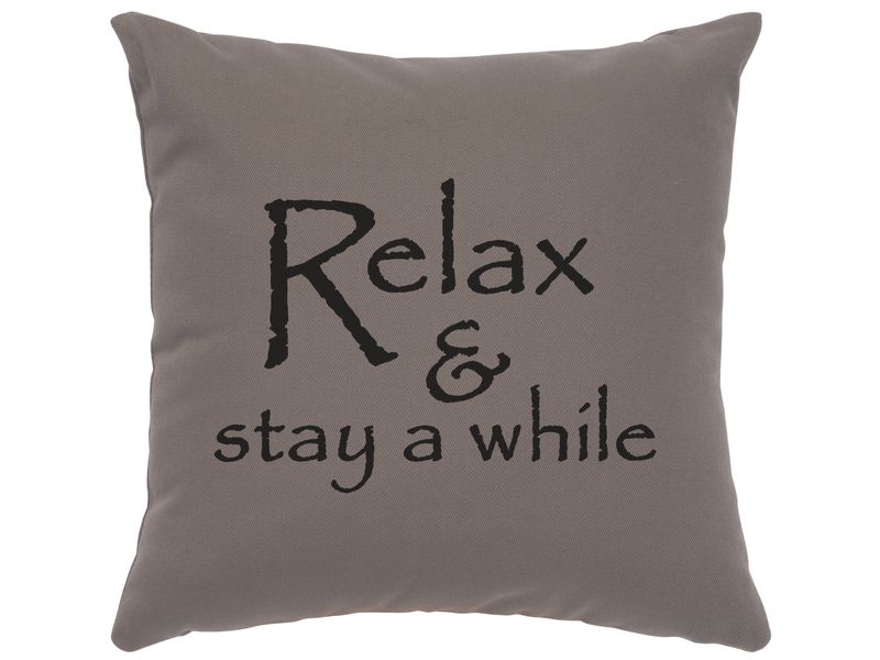 Image Pillow - Relax - Cotton Chrome 1