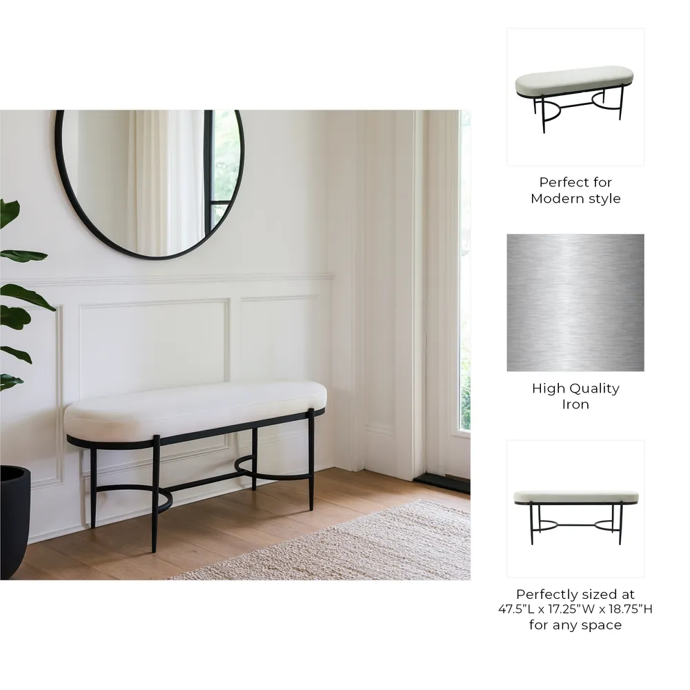 GRISHAMHOLM IVORY BENCH 19 (IN)