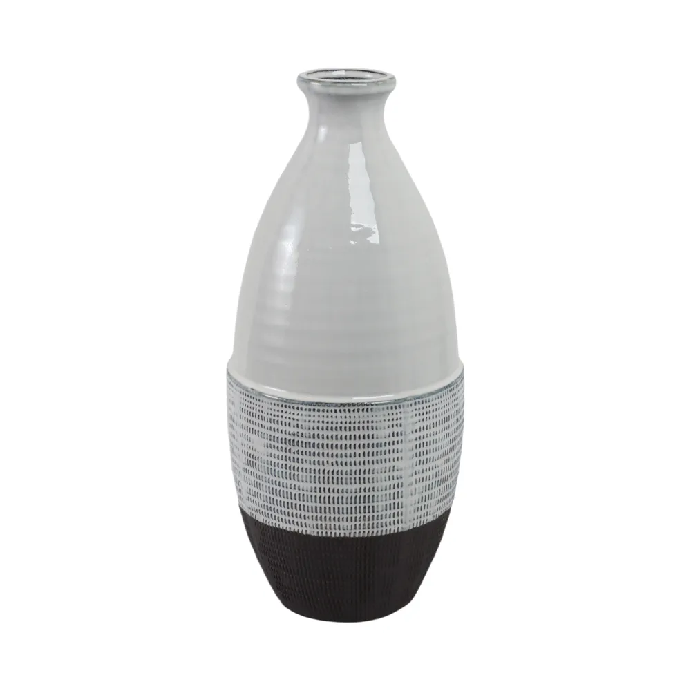 DALEYWICK GRAY VASE 18 (IN)