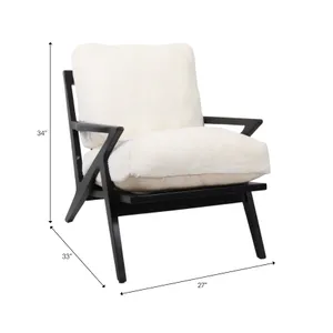 CARTERSIDE IVORY CHAIR 35 (IN) 10