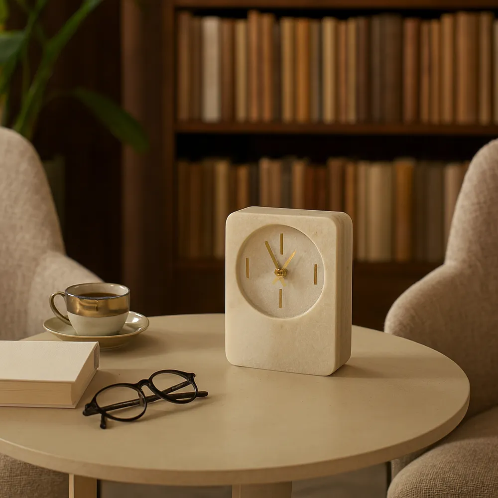 GLENNROSE TAN CLOCK 7 (IN)