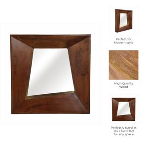 BARLOWGROVE BROWN MIRROR 36 (IN) 9