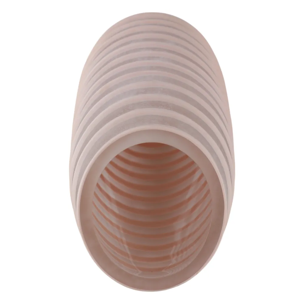 SAMSONWICK IVORY GLASS VASE 16 (IN)