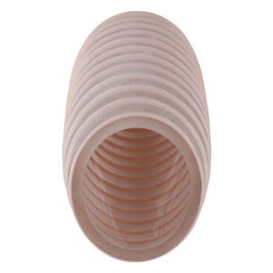 SAMSONWICK IVORY GLASS VASE 16 (IN) 7