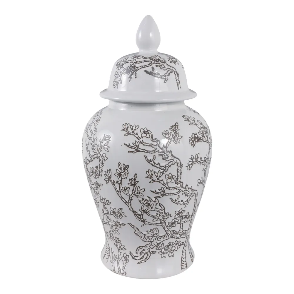 BARTONRUN WHITE CHINOISERIE 19 (IN)