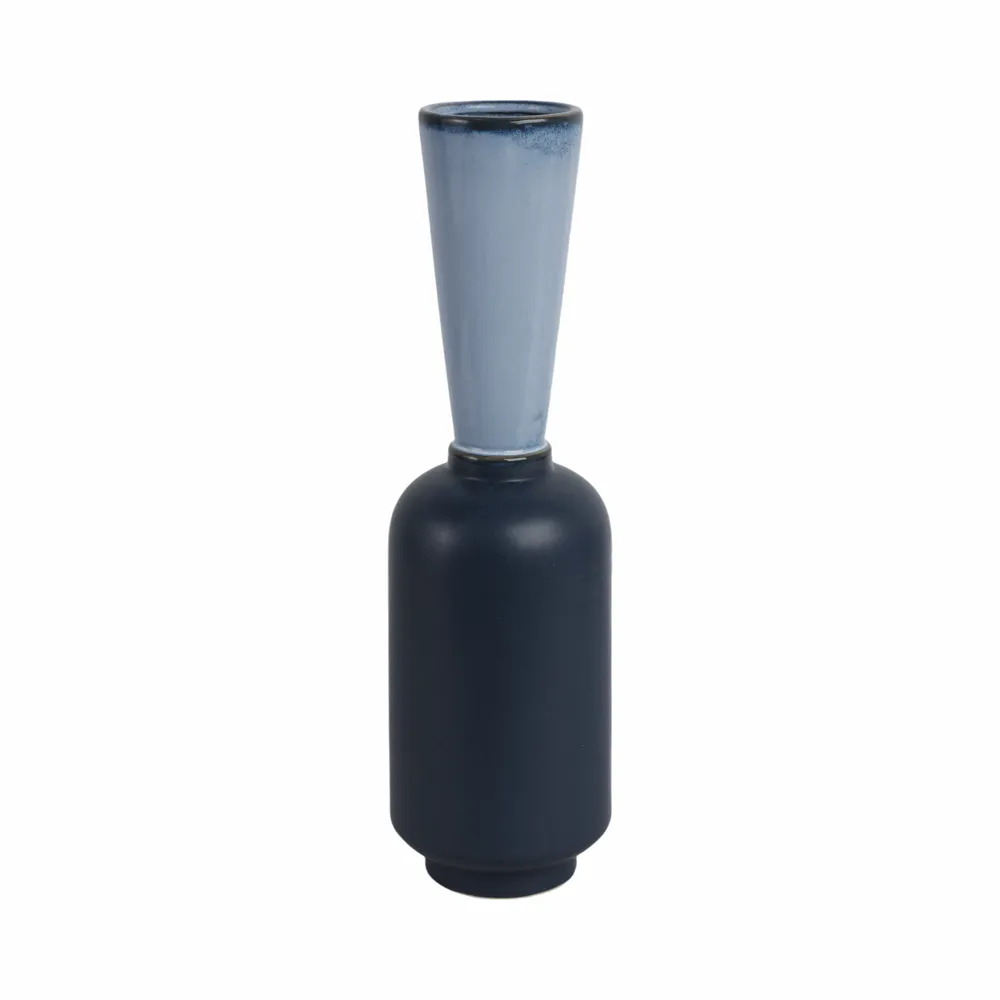 BRAXTONCLIFF BLUE VASE 17 (IN)