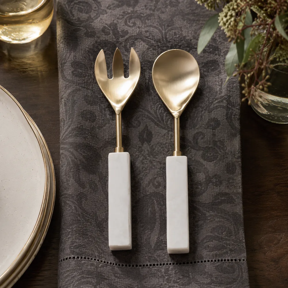 ELMCLIFF SET OF 2 WHITE SERVEWARE 1 (IN)