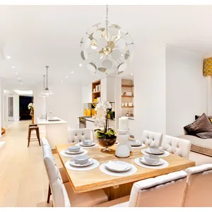 Modish 21'' Wide 6-Light Chandelier - Matte White 6