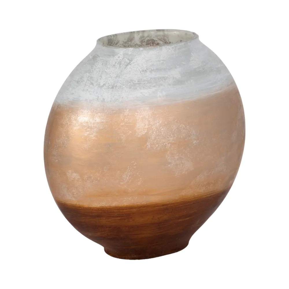 CLAYWORTH WHITE VASE 14 (IN)
