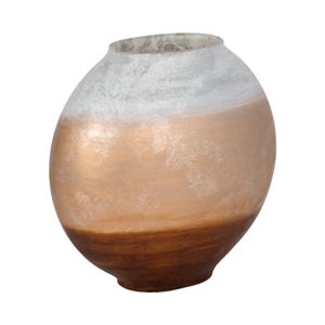 CLAYWORTH WHITE VASE 14 (IN) 4
