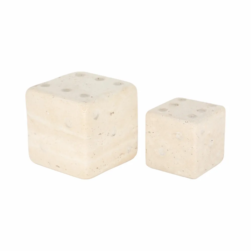 HAROLDPORT SET OF 2 IVORY DECOR 4 (IN)