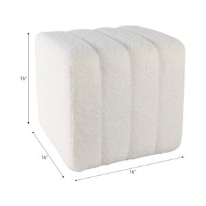 TRUEVIEW WHITE OTTOMAN 16 (IN) 9