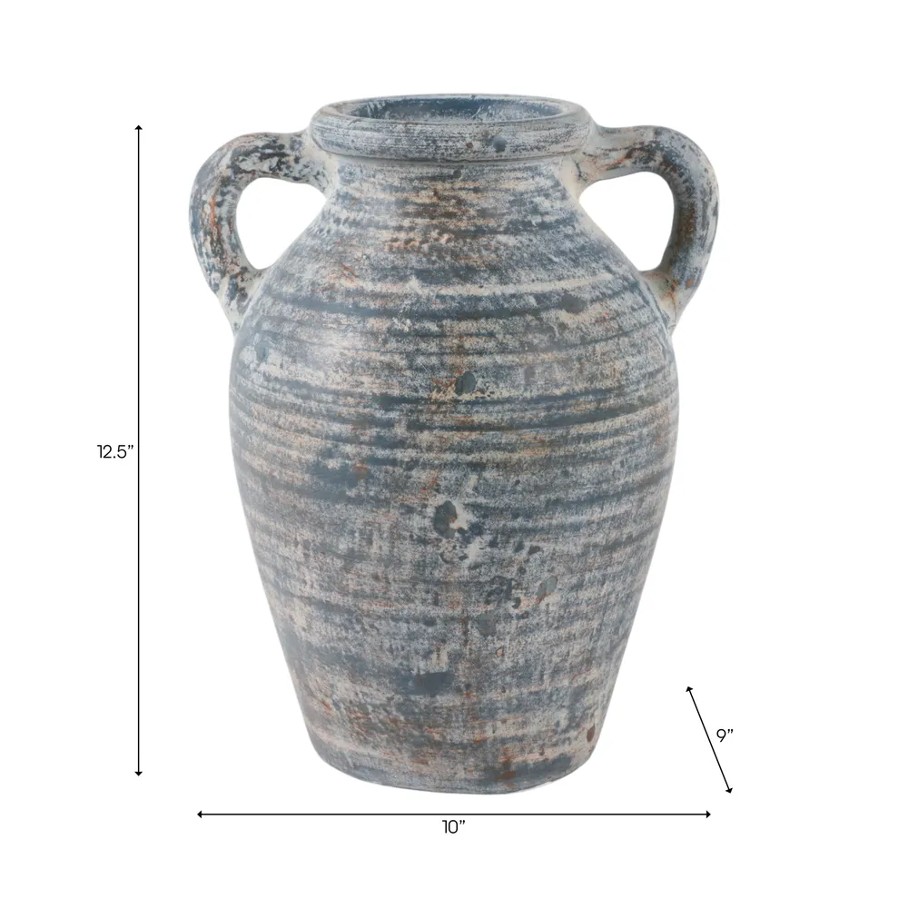 CARLINROSE BLUE VASE 13 (IN)