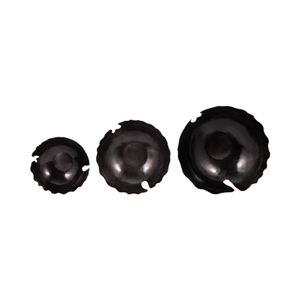BRENTONSTONE SET OF 3 BLACK BOWLS 6 (IN) 7