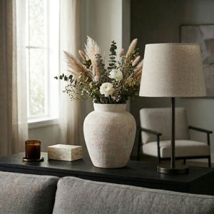 TROYSTONE IVORY VASE 12 (IN) 2