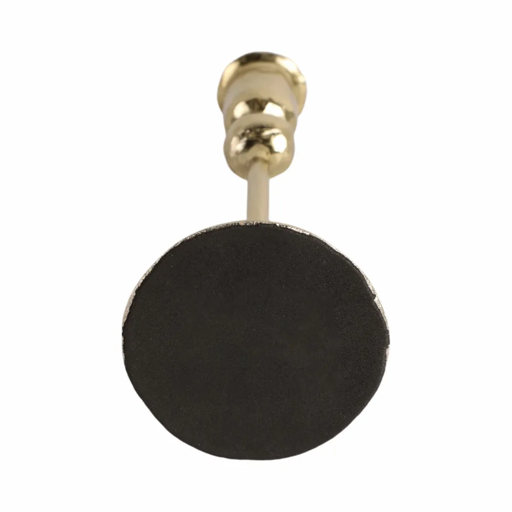 BAKERHAM GOLD CANDLE HOLDER 9 (IN)