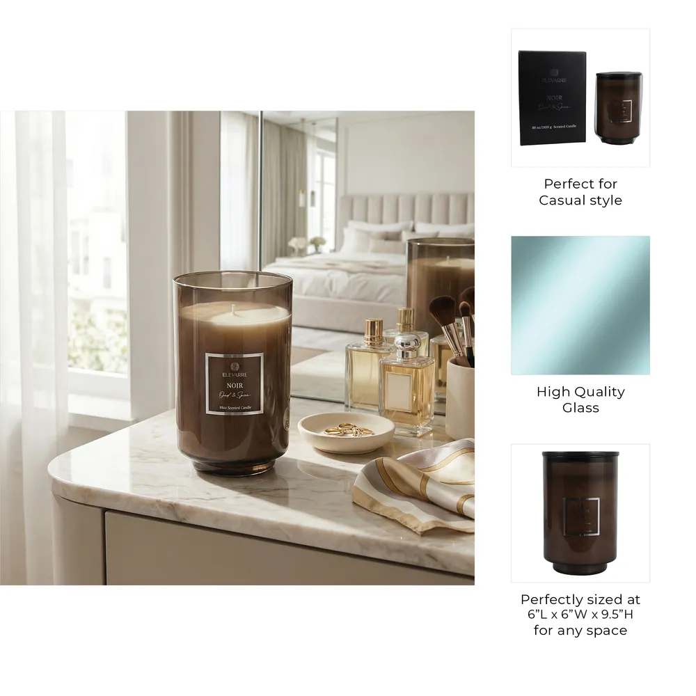 NATECLIFF NOIR OUD AND TOBACCO CANDLE 10 (IN)