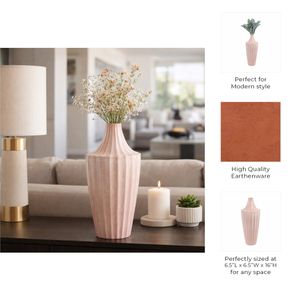 ALTON PINK VASE 16 (IN) 10