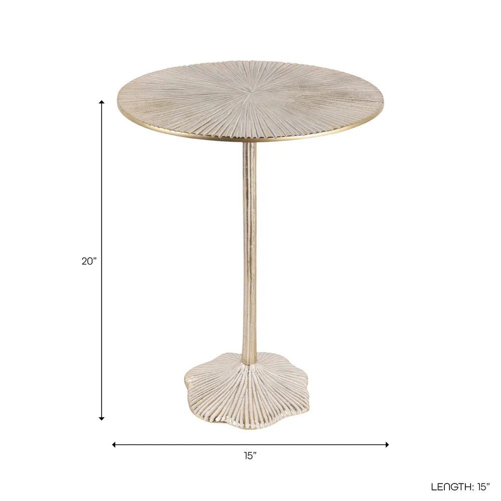 BAKERTON GOLD TABLE 21 (IN)