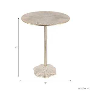 BAKERTON GOLD TABLE 21 (IN) 8