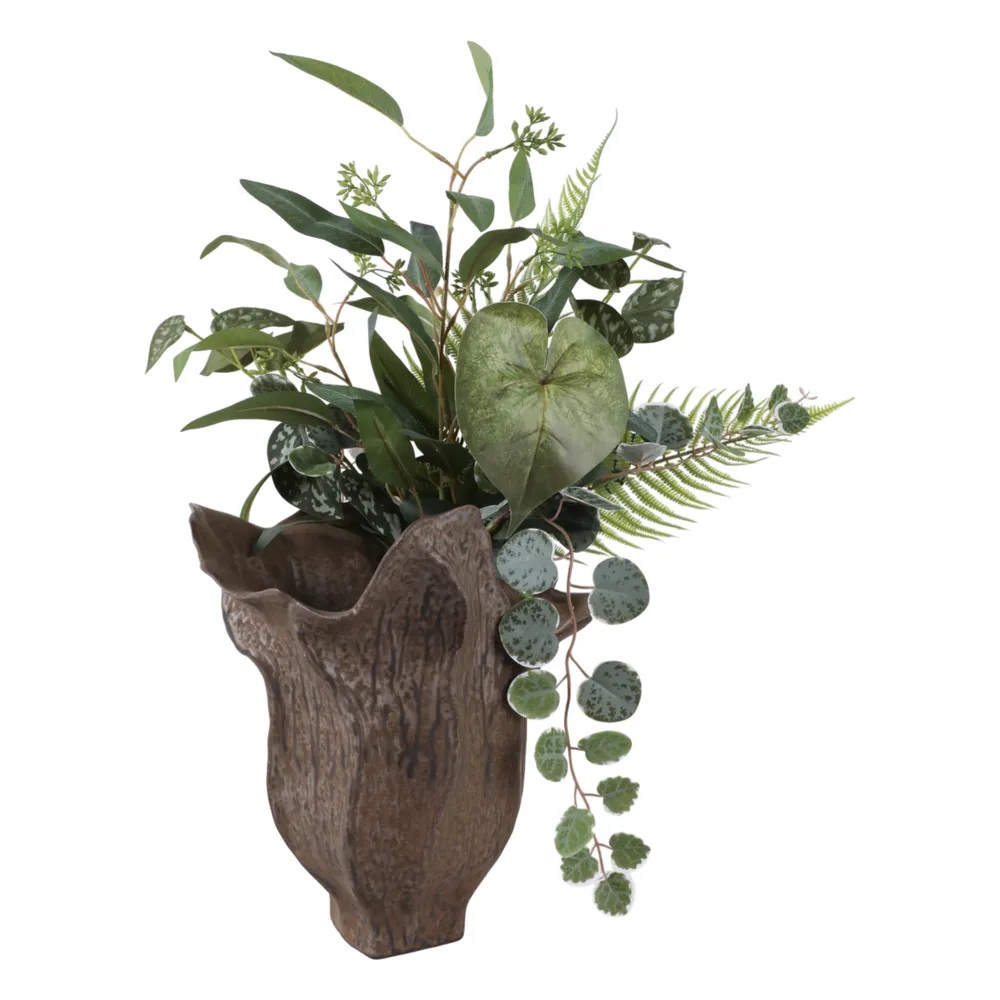 EWINGLAND BROWN VASE 13 (IN)