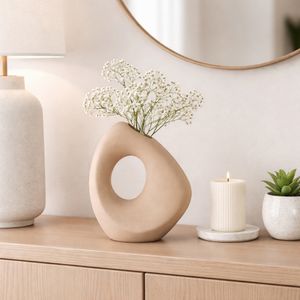 ARMONLAND TAN VASE 8 (IN) 13