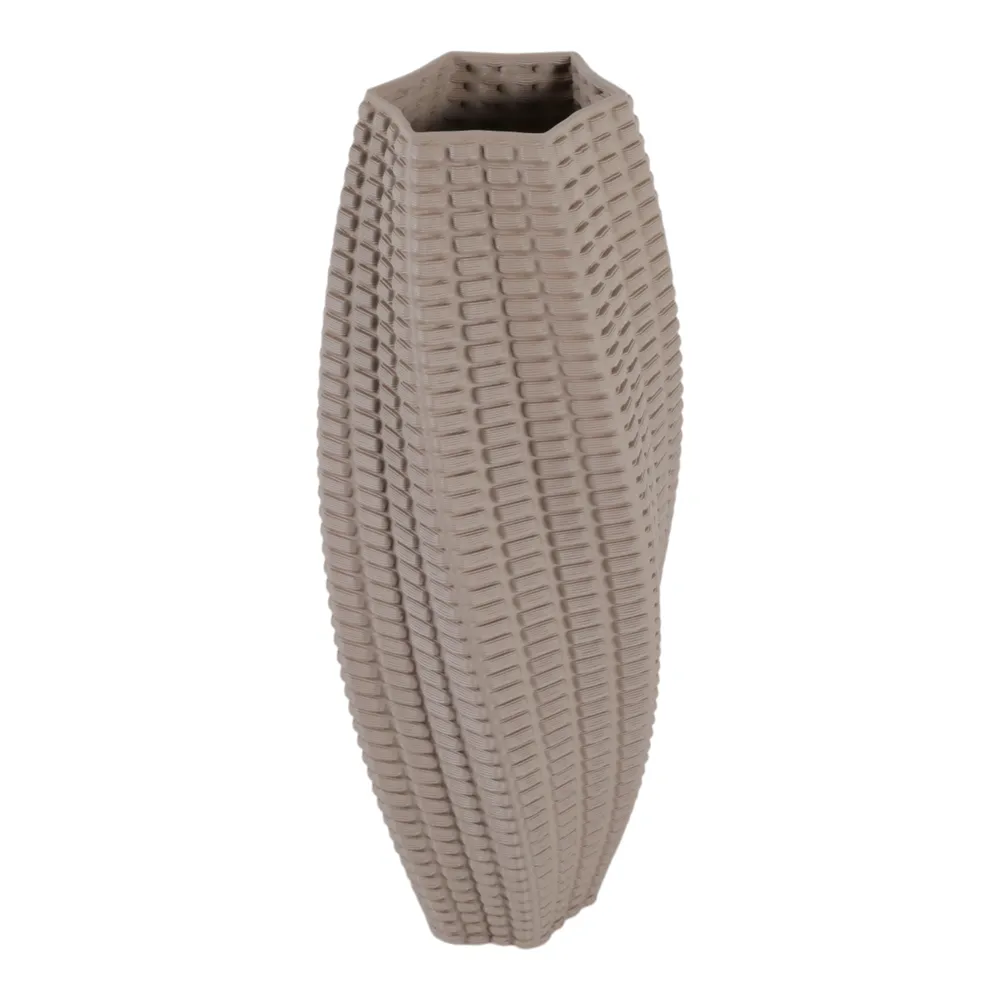 ELWINROSE GRAY VASE 19 (IN)