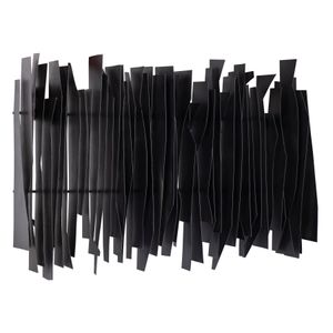 Ridge Dimensional Wall Art - Black 2